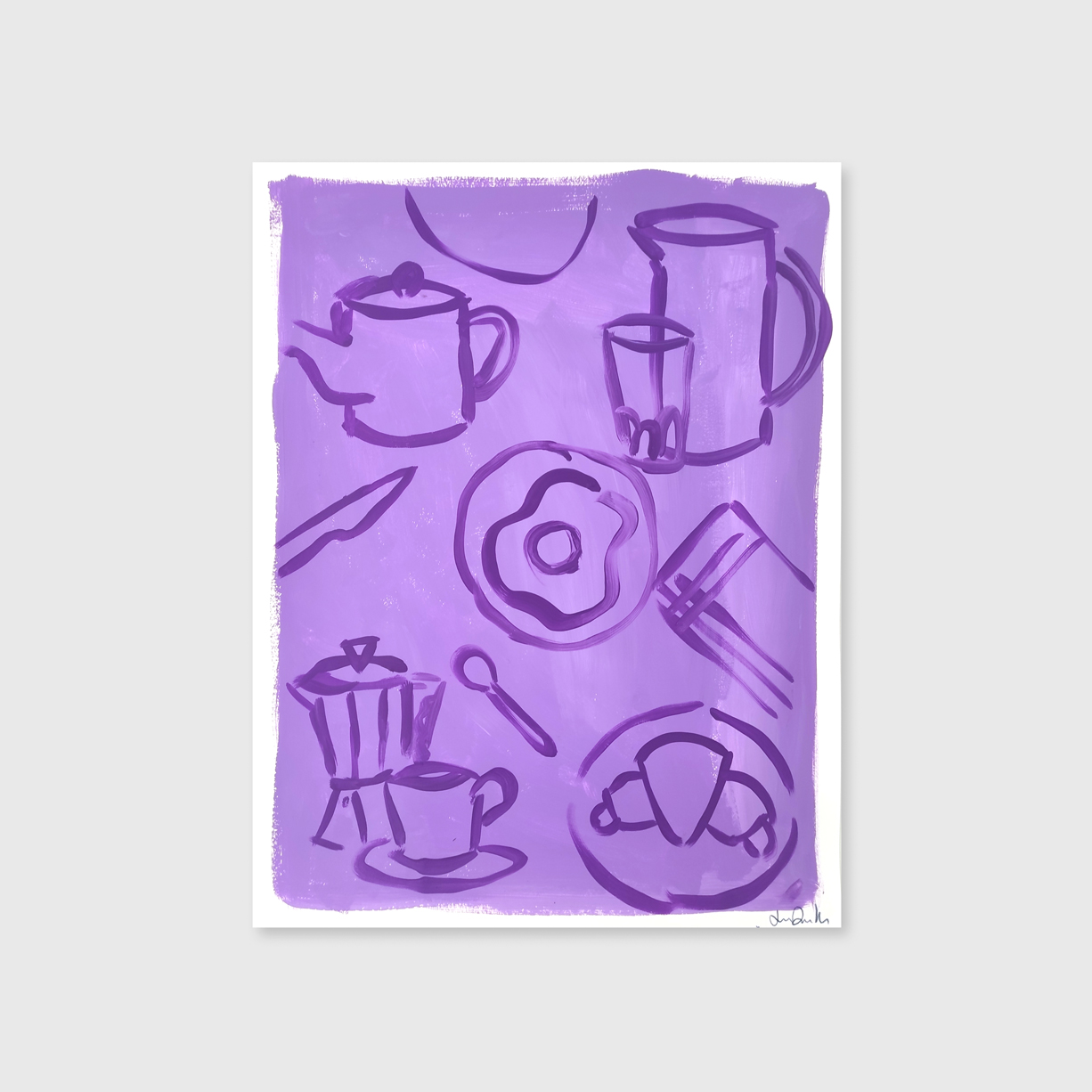 Lanche roxo - Joana Dornellas